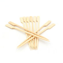 Wholesale Classic Design China Accepted Customer's Logo Bamboo Paddle Pick Skewer